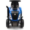 Dětské odrážedlo traktor s vlečkou a nářadím Baby Mix New Holland modrý