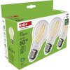 LED žárovka Filament A60 A CLASS/ E27 / 3,8 W (60 W) / 806 lm / neutrální bílá