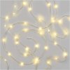 LED vánoční nano řetěz, 16 m, venkovní i vnitřní, teplá bílá, časovač