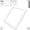 LED panel DAXXO backlit 60×60, čtvercový vestavný bílý, 36W neutr. b.