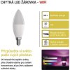 Chytrá LED žárovka GoSmart svíčka / E14 / 4,8 W (40 W) / 470lm / RGB / stmívatelná / WiFi
