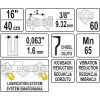 Řetěz na motorovou pilu 16" 3/8