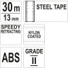 Pásmo měřící ocelové 30m,13mm