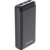COLORWAY powerbanka/ 20 000mAh/ 2x USB/ USB-C/ Micro-USB/ Černá