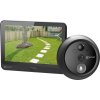 EZVIZ chytré dveřní kukátko s kamerou HP4/ Wi-Fi/ 2K/ 4,3" monitor/ napájení ze sítě a baterie/ 4600 mAh/ šedé