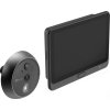 EZVIZ chytré dveřní kukátko s kamerou HP4/ Wi-Fi/ 2K/ 4,3" monitor/ napájení ze sítě a baterie/ 4600 mAh/ šedé