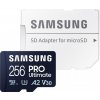 Samsung PRO Ultimate/micro SDXC/256GB/200MBps/UHS-I U3 / Class 10/+ Adaptér/Modrá