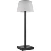 LED stolní lampa KATIE, nabíjecí, černá