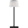 LED stolní lampa KATIE, nabíjecí, černá