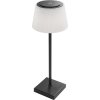 LED stolní lampa KATIE, nabíjecí, černá