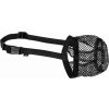 Ochranný náhubek polyester síťka XS černý, 15 cm