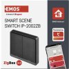 GoSmart Přenosný ovladač scén IP-2002ZB, ZigBee 3.0, 2-tlačítkový