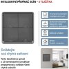 GoSmart Přenosný ovladač scén IP-2004ZB, ZigBee 3.0, 4-tlačítkový