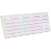 Genesis herní mechanická klávesnice THOR 404/RGB/Gateron Yellow Pro/Drátová USB/US layout/Bílá