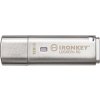 Kingston IronKey Locker+ 50/128GB/145MBps/USB 3.1/USB-A/Stříbrná