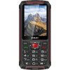 EVOLVEO StrongPhone W4, vodotěsný odolný Dual SIM telefon, černo-červená