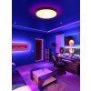 IMMAX NEO LITE TUDO SMART stropní svítidlo s RGB podsvícením 40cm, 50W Wi-Fi černá, TUYA