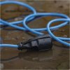 Počasí odolný prodlužovací kabel 10 m / 1 zásuvka / modrý / PVC / 230 V / 1,5 mm2