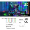 COLORWAY LED girlanda/ vnitřní / 300 LED / délka 3 x 3m / více barevná/ AC 220V