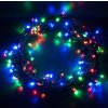 COLORWAY LED řetěz/ vnitřní / 200 LED / délka 20m / více barevný / 8 funkcí/ napájení USB