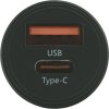 Zástrčka 12/24V nízkoprofilová QC3/PD3 USB-A/USB-C 30W