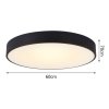 IMMAX NEO RONDATE SLIM SMART stropní svítidlo 60 x 7cm 53W černé Zigbee 3.0, TUYA
