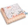 MINKY DEKA PEACH MAGIC GARDEN 75 X 100