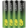 Alkalická baterie GP Ultra Plus AA (LR6), 4 ks