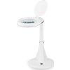 NEDIS zvětšovací stolní LED lampa/ čočka 3 + 12 dioptrií/ spotřeba 6,5 W/ teplota 6500 K/ světelný tok 585 lm/ bílá