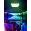 IMMAX NEO LITE TUDO SMART stropní svítidlo s RGB podsvícením 40x40cm, 50W Wi-Fi bílá, TUYA