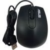ASUS DS-2521A/Kancelářská/Optická/Pro praváky/1 000 DPI/Drátová USB/Černá