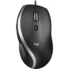 Logitech M500s/Kancelářská/Optická/Pro praváky/4 000 DPI/Drátová USB/Černá