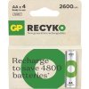 Nabíjecí baterie GP ReCyko 2600 AA (HR6), 4 ks