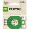 Nabíjecí baterie GP ReCyko 2100 AA (HR6), 4 ks