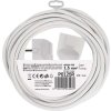 Prodlužovací kabel 5 m / 1 zásuvka / bílý / PVC / 1,5 mm2