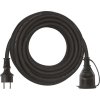 Venkovní prodlužovací kabel 10 m / 1 zásuvka / černý / guma-neopren / 250 V / 2,5 mm2