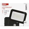 LED reflektor SIMPO s pohybovým čidlem, 50 W, černý, neutrální bílá