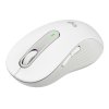 Logitech myš Signature M650 for Business/Kancelářská/Laserová/Pro praváky/4 000DPI/Bezdrátová USB + BT/ bílá