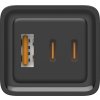 COLORWAY 1x USB a 2x USB-C/ turbo síťová nabíječka/ 65W/ 100V-240V/ Černá