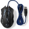Gaming Mouse | Kabelové | 1200 / 1800 / 2400 / 3600 dpi | Nastavitelné DPI | Počet tlačítek: 6 | Programovatelná tlačítka | Pro praváky | 1.50 m | LED