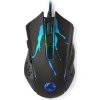 Gaming Mouse | Kabelové | 1200 / 1800 / 2400 / 3600 dpi | Nastavitelné DPI | Počet tlačítek: 6 | Programovatelná tlačítka | Pro praváky | 1.50 m | LED