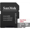 SanDisk Ultra 64GB microSDXC / CL10 UHS-I  / Rychlost až 100MB/s / vč. adaptéru