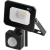 LED reflektor SIMPO s pohybovým čidlem, 10 W, černý, neutrální bílá