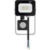 LED reflektor SIMPO s pohybovým čidlem, 10 W, černý, neutrální bílá