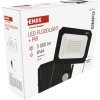 LED reflektor SIMPO s pohybovým čidlem, 30 W, černý, neutrální bílá
