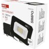 LED reflektor SIMPO 10 W, černý, neutrální bílá