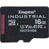 KINGSTON 16GB microSDHC / Industrial Temp / UHS-I / U3 / vč. adaptéru