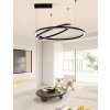 IMMAX NEO FINO NEW SMART závěsné svítidlo 2 kruhy, 60+80cm, 93W, černé, Zigbee 3.0, TUYA