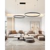 IMMAX NEO FINO NEW SMART závěsné svítidlo 2 kruhy, 60+80cm, 93W, černé, Zigbee 3.0, TUYA