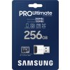 SAMSUNG PRO Ultimate MicroSDXC 256GB + USB Adaptér / CL10 UHS-I U3 / A2 / V30